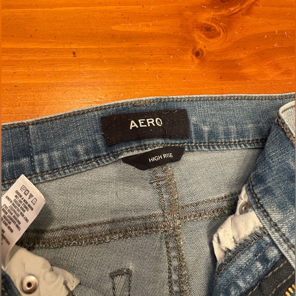 Aeropostale high rise skinny jeans size 000 short - Picture 4 of 5